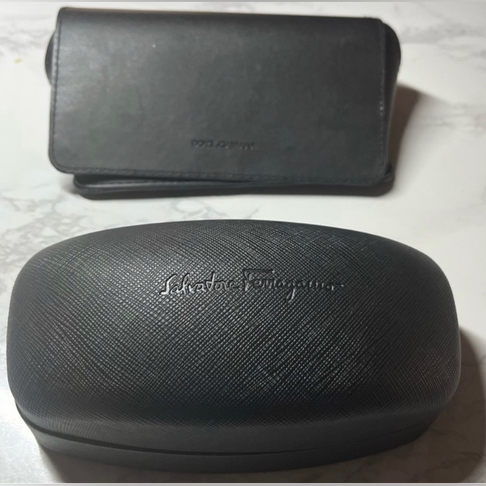 SALVATORE FARRAGAMO and DOLCE & GABBANA - SET OF DESIGNER EYEGLASS/SHADES CASES